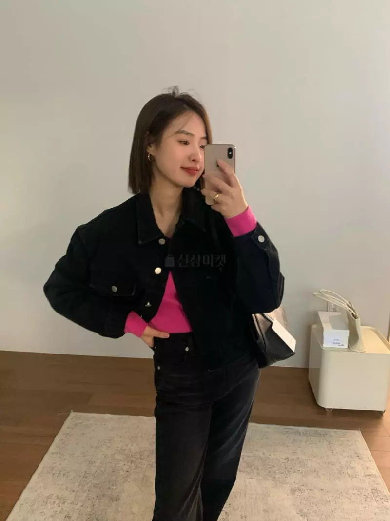 Lake Side - Korean Women Fashion - #momslook - Jia Denim Jacket - 8