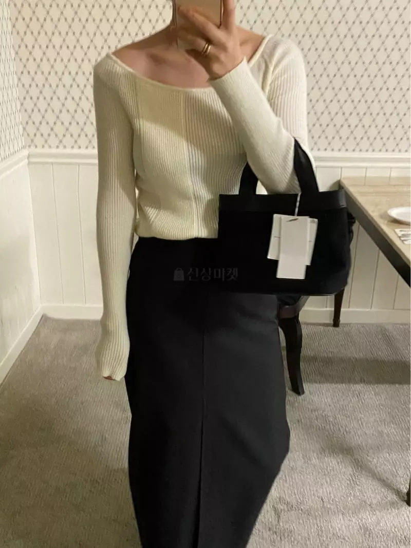 Lake Side - Korean Women Fashion - #momslook - Shelly Knit Tee - 9