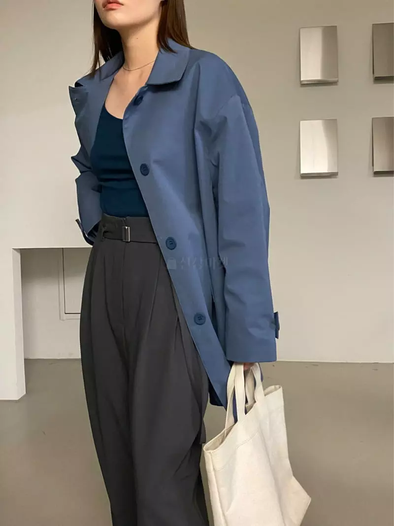 Lake Side - Korean Women Fashion - #momslook - Sand Jacket - 6