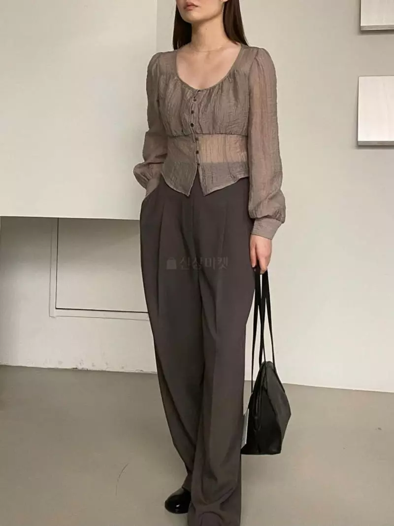 Lake Side - Korean Women Fashion - #momslook - Lilly Blouse - 7