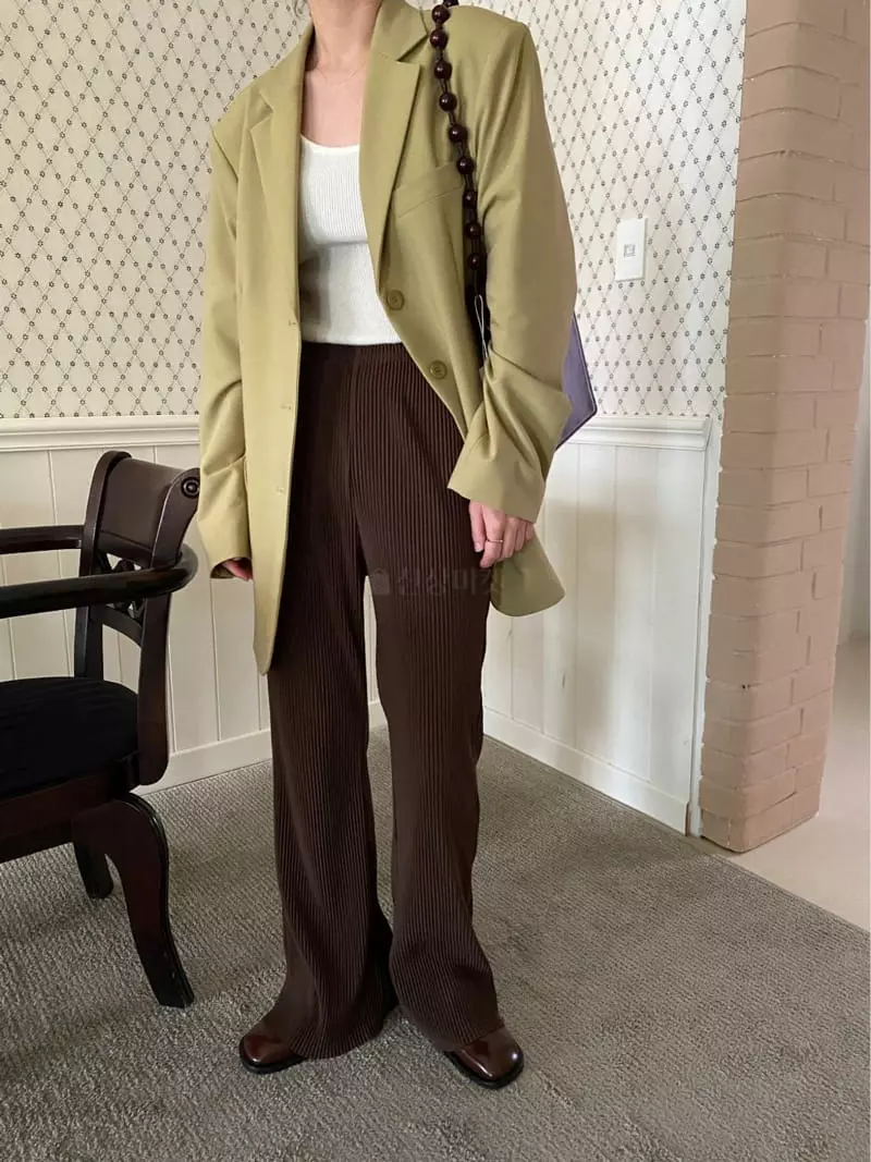 Lake Side - Korean Women Fashion - #momslook - Rich Pants - 2