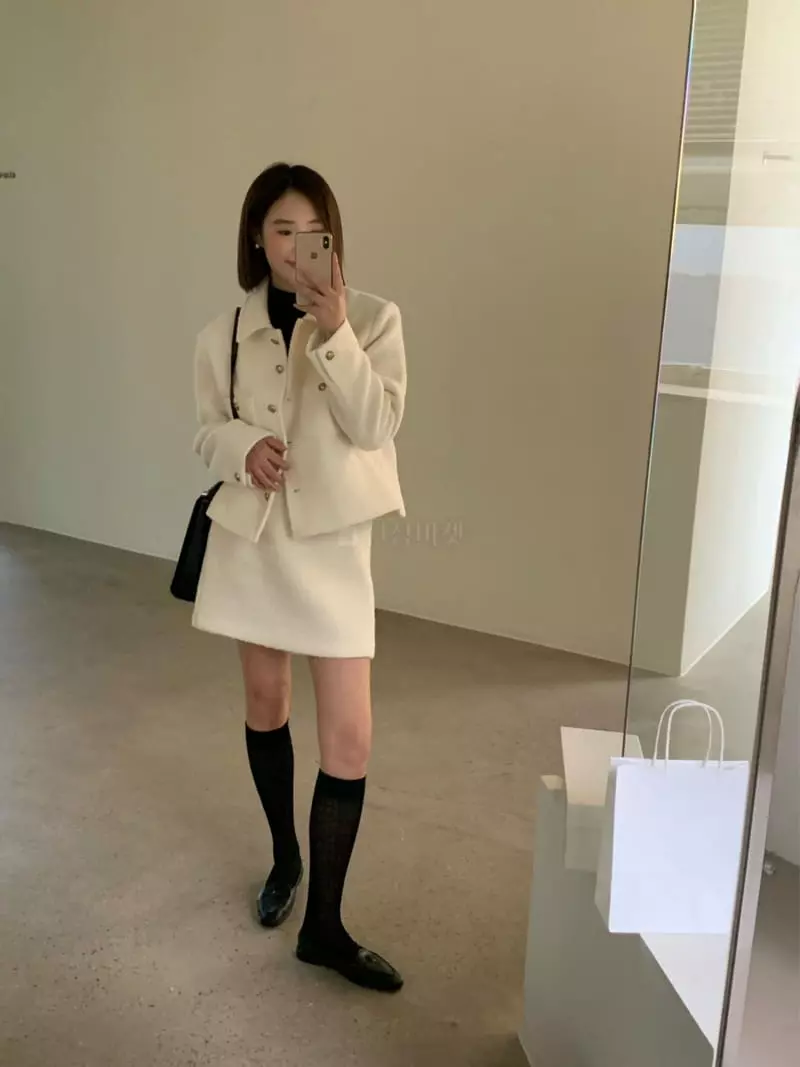 Lake Side - Korean Women Fashion - #momslook - Royal Alpaca Jacket - 3