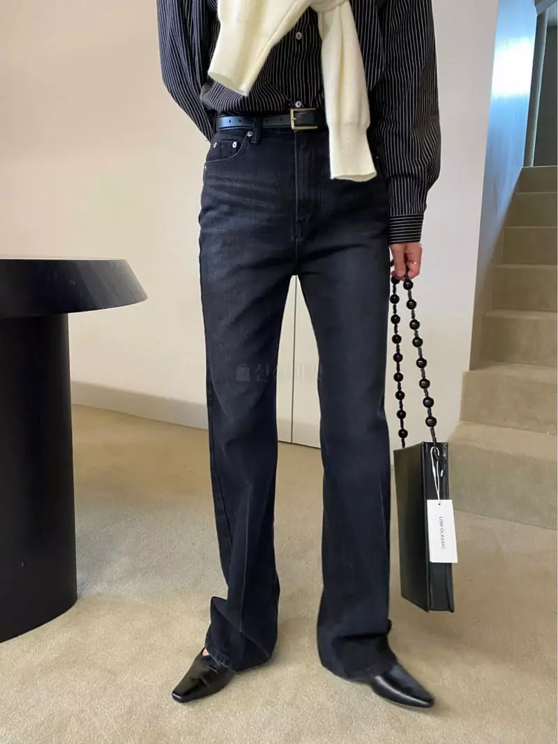 Lake Side - Korean Women Fashion - #momslook - Slim Jeans - 3