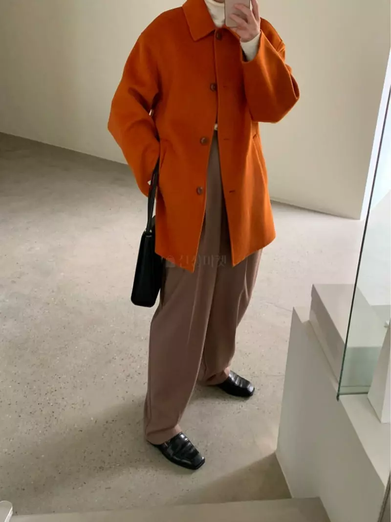Lake Side - Korean Women Fashion - #momslook - Dda Wang Hand Coat