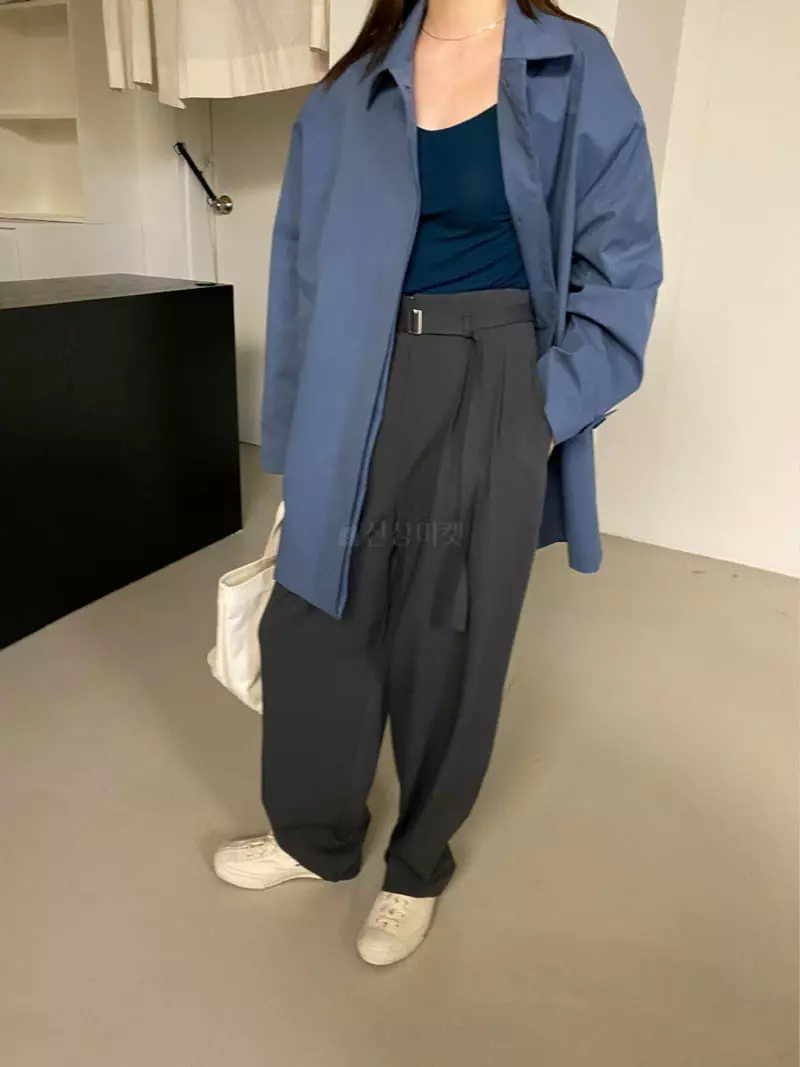 Lake Side - Korean Women Fashion - #momslook - Double Ling Pants
