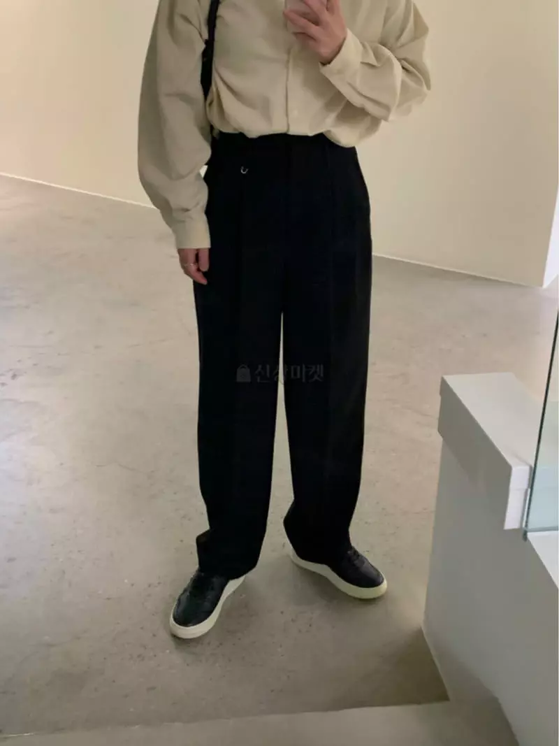 Lake Side - Korean Women Fashion - #momslook - Gold Ring Pants - 10