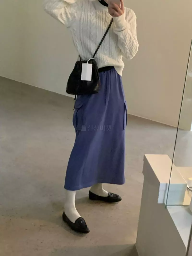 Lake Side - Korean Women Fashion - #momslook - Gunbbang Skirt - 7