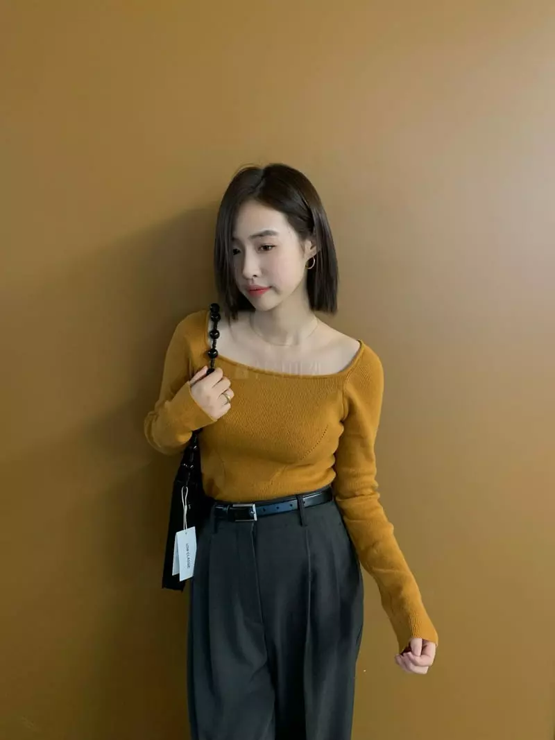 Lake Side - Korean Women Fashion - #pursuepretty - Franky Knit Tee - 2
