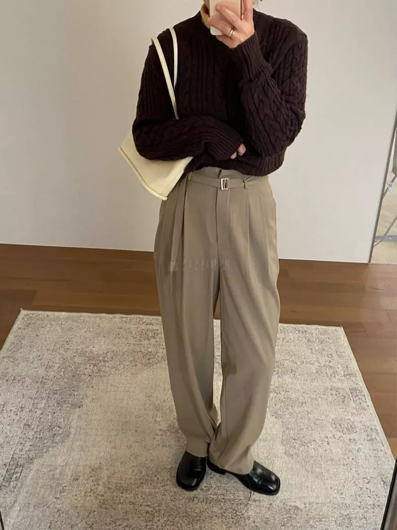 Lake Side - Korean Women Fashion - #pursuepretty - Double Ling Pants - 5