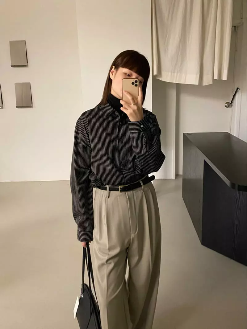Lake Side - Korean Women Fashion - #restrostyle - Hamillton Shirt - 5