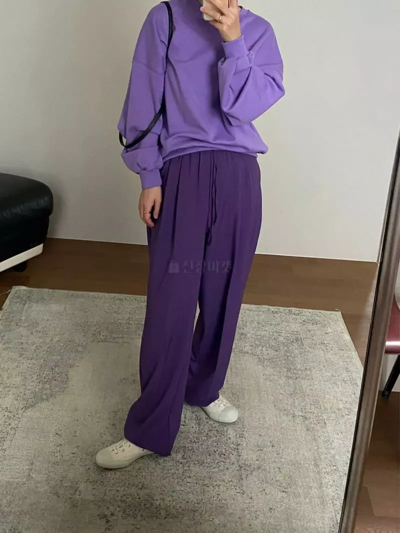Lake Side - Korean Women Fashion - #romanticstyle - Tuck Pants - 2
