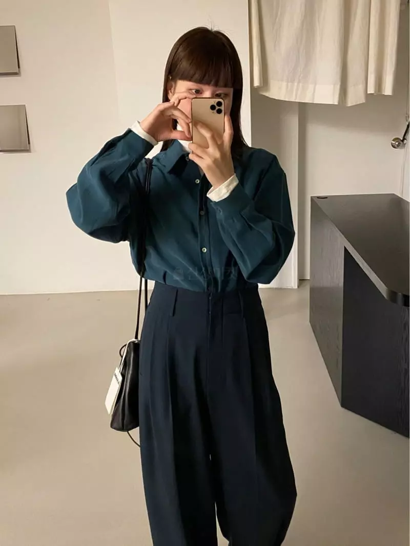 Lake Side - Korean Women Fashion - #shopsmall - Half Dangak Blouse - 6