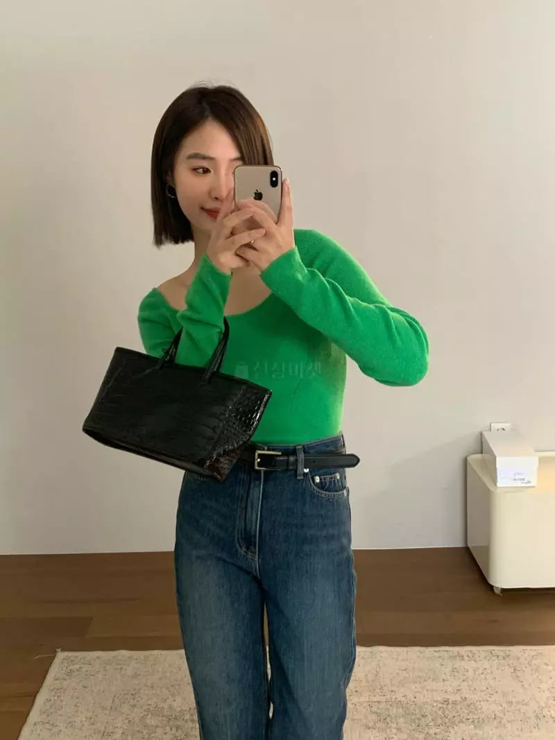Lake Side - Korean Women Fashion - #shopsmall - Franky Knit Tee - 5