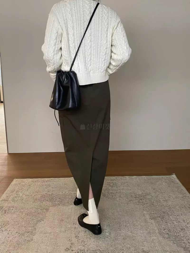 Lake Side - Korean Women Fashion - #shopsmall - Cargo Banding Skirt - 2