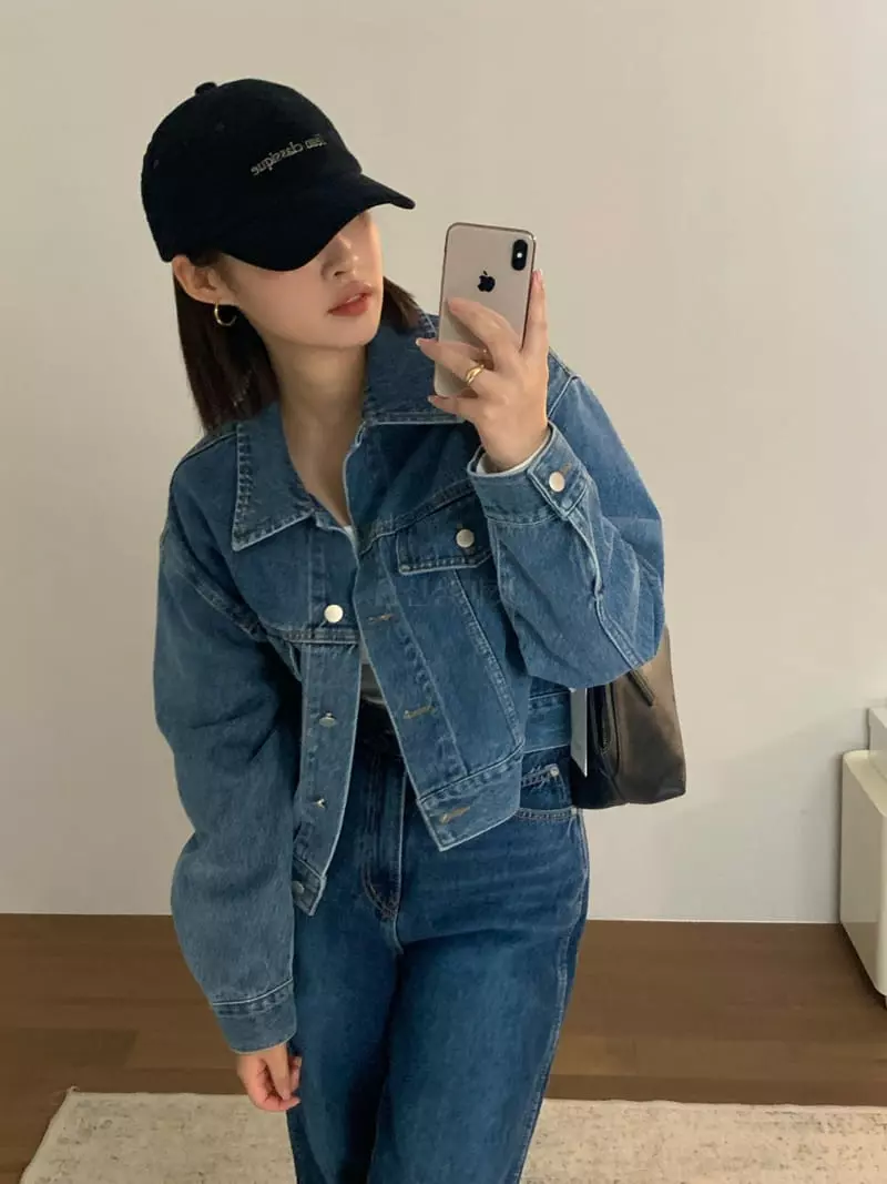 Lake Side - Korean Women Fashion - #shopsmall - Jia Denim Jacket