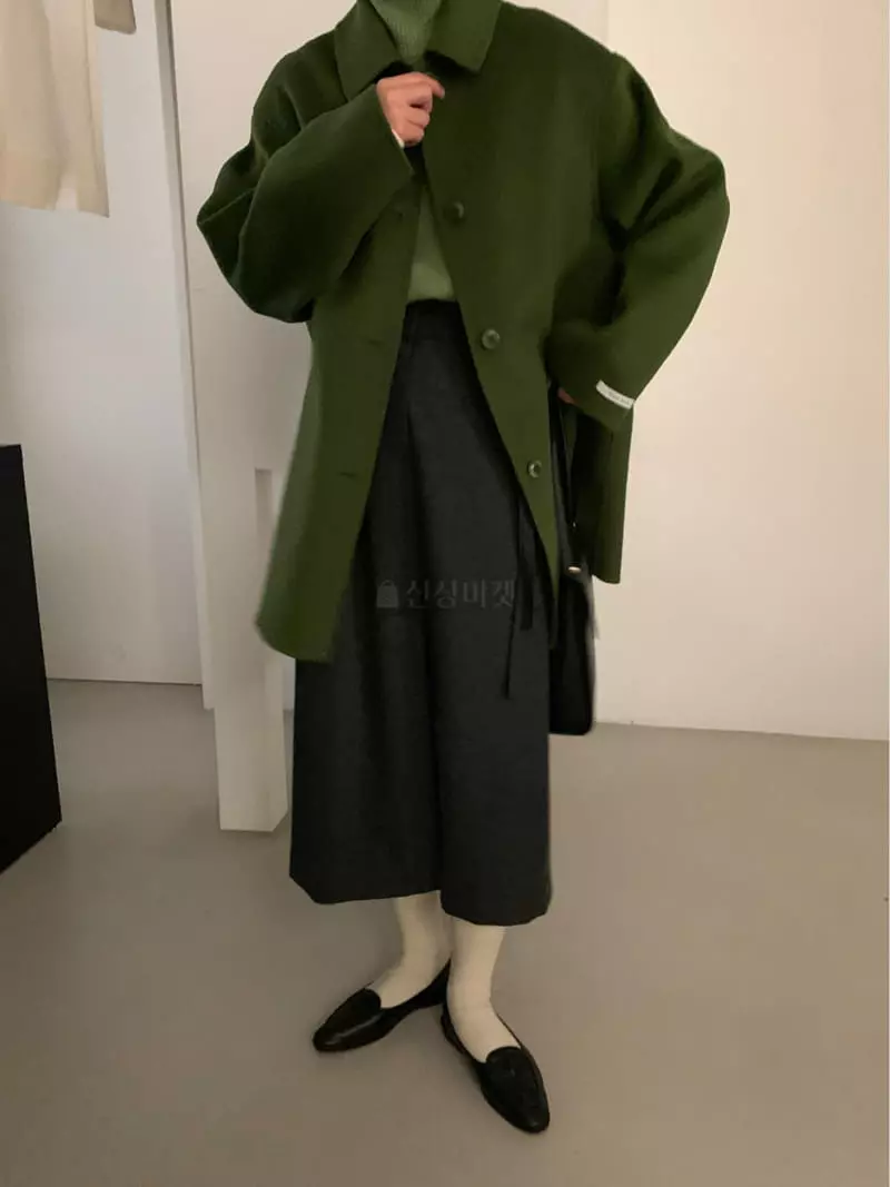 Lake Side - Korean Women Fashion - #shopsmall - Dda Wang Hand Coat - 10