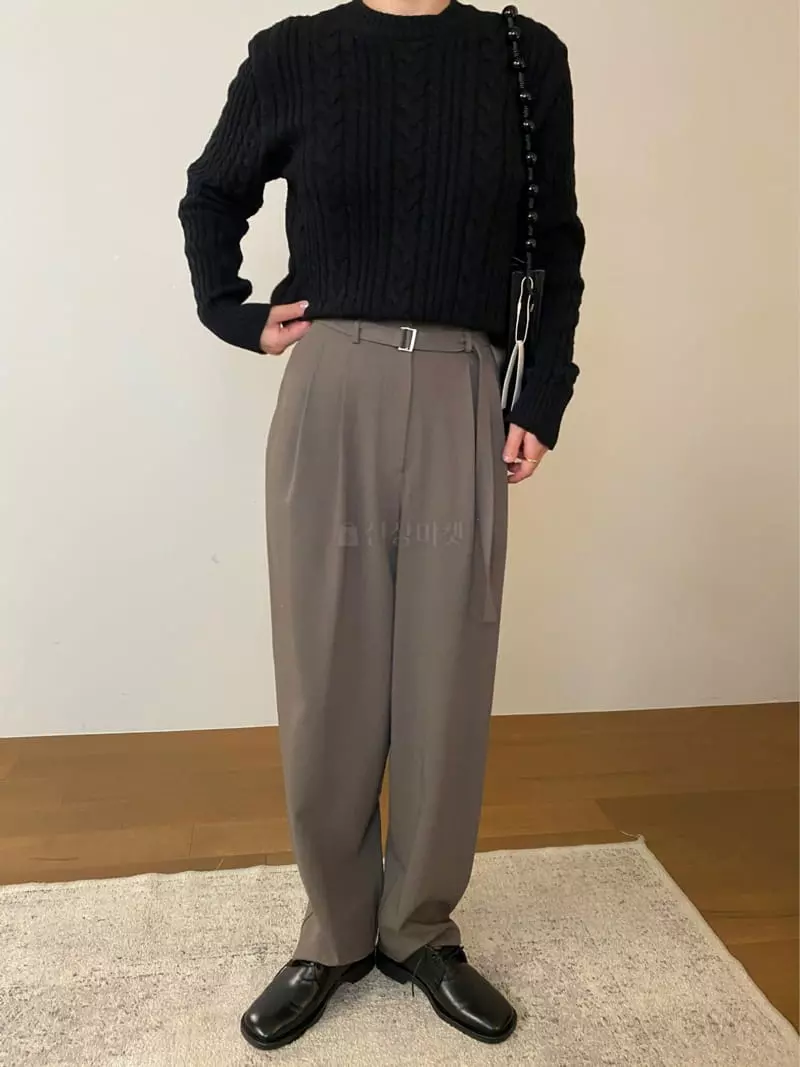Lake Side - Korean Women Fashion - #shopsmall - Double Ling Pants - 8