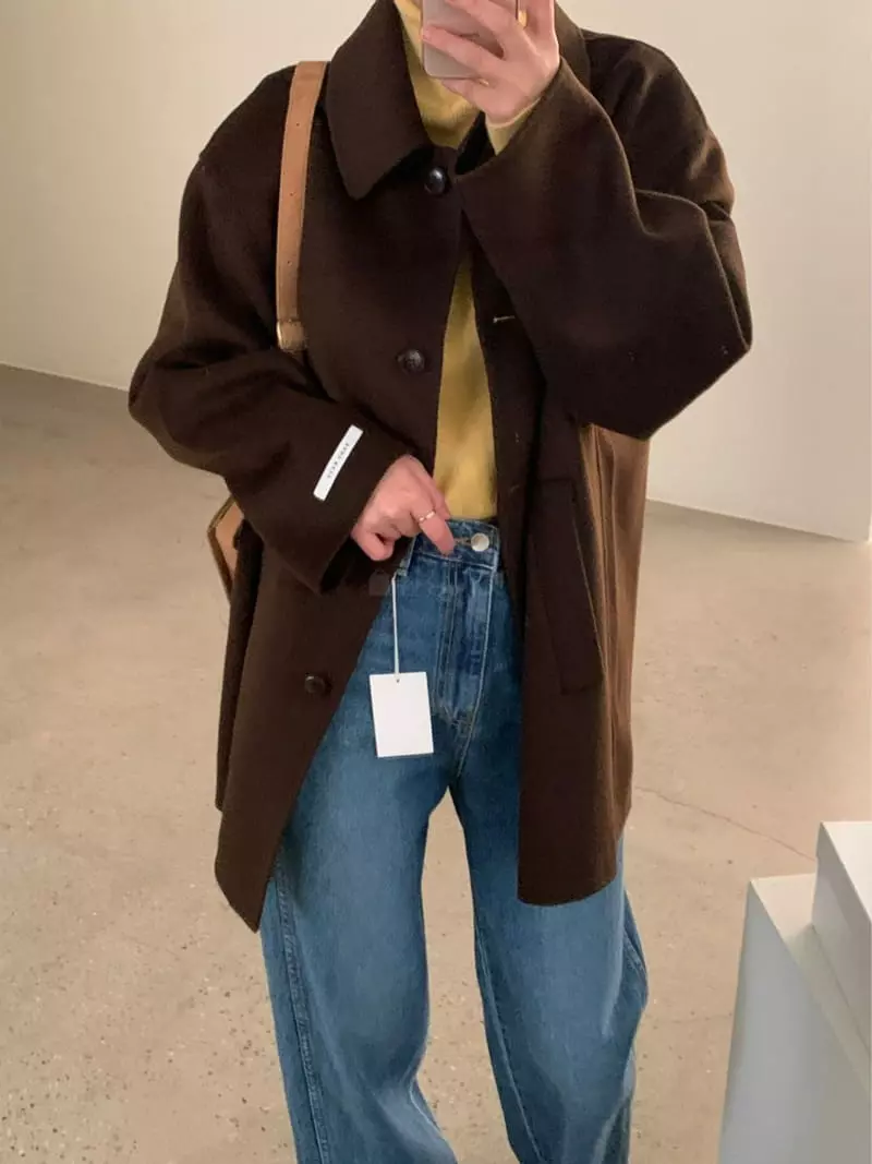 Lake Side - Korean Women Fashion - #thatsdarling - Dda Wang Hand Coat - 11