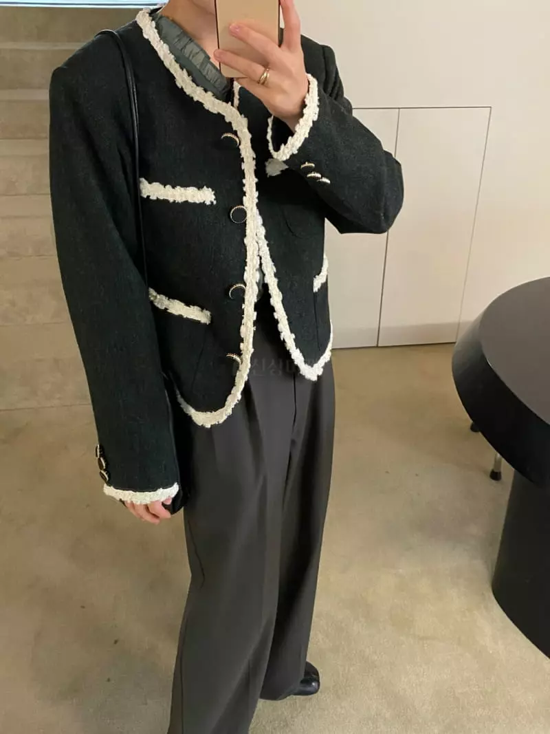 Lake Side - Korean Women Fashion - #thelittlethings - Twid Jacket - 2