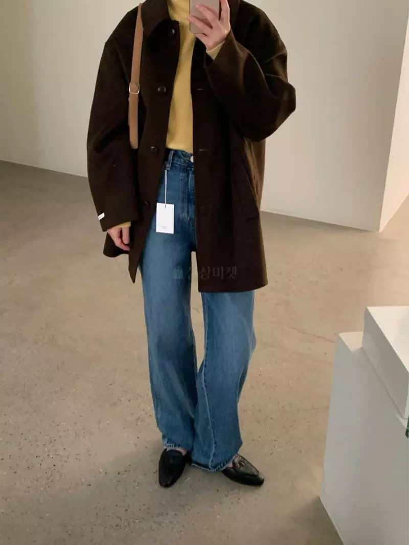 Lake Side - Korean Women Fashion - #thelittlethings - Dda Wang Hand Coat - 12
