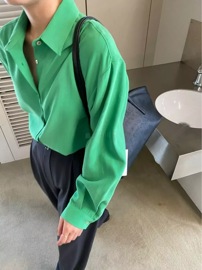 Lake Side - Korean Women Fashion - #vintagekidsstyle - Half Dangak Blouse - 2