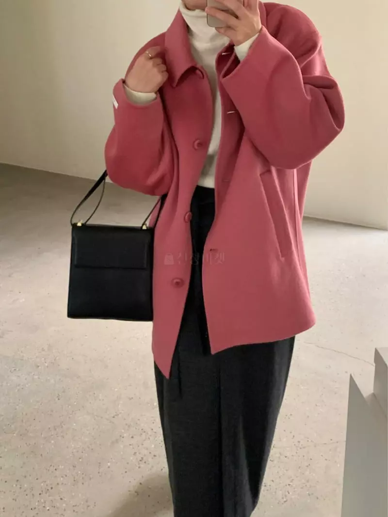 Lake Side - Korean Women Fashion - #vintagekidsstyle - Dda Wang Hand Coat - 6