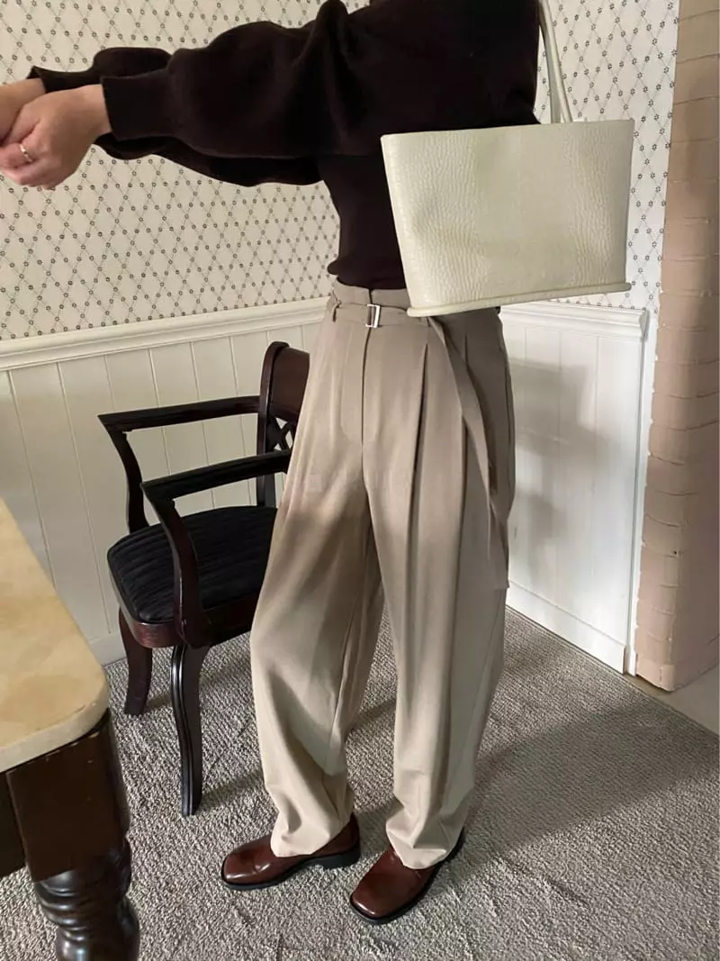 Lake Side - Korean Women Fashion - #vintageinspired - Double Ling Pants - 4
