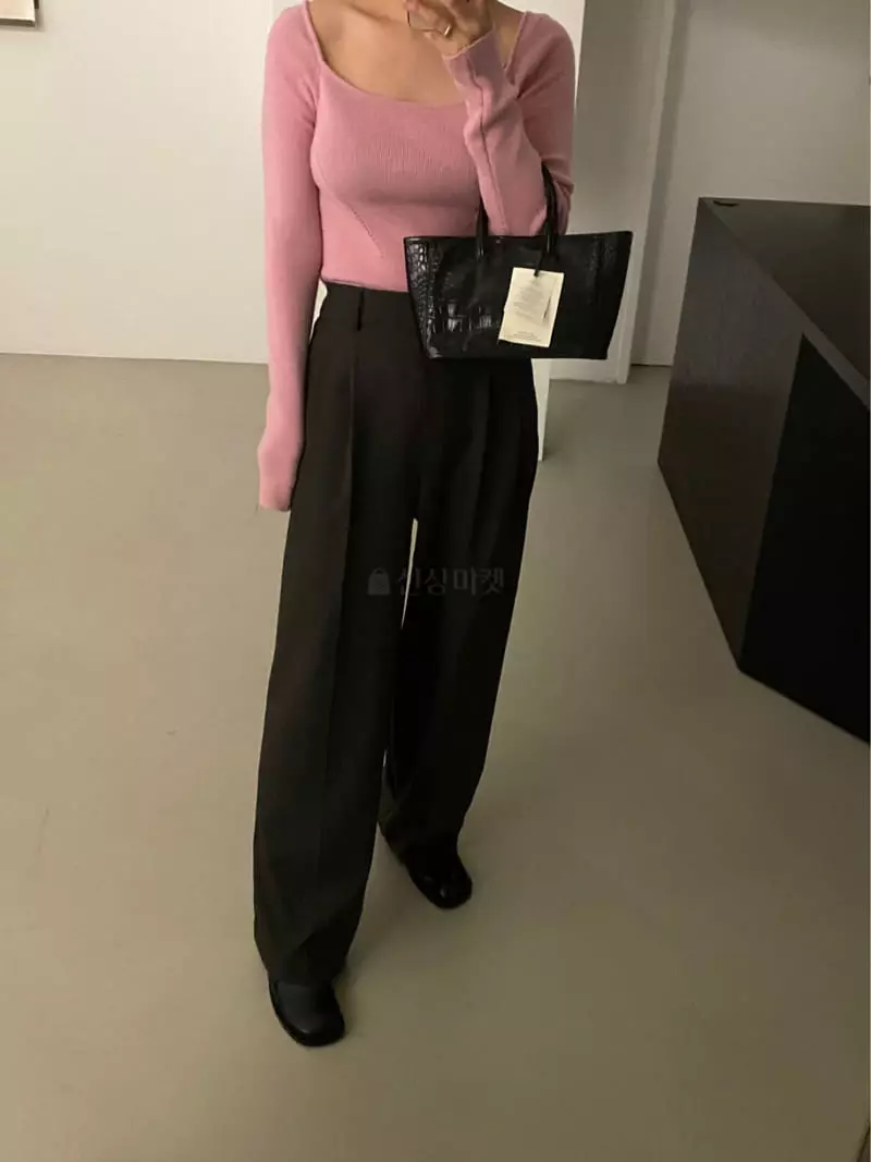 Lake Side - Korean Women Fashion - #womensfashion - Franky Knit Tee - 11