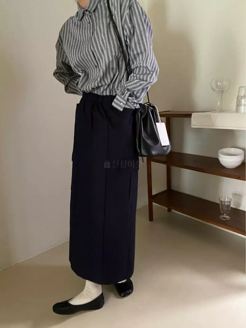 Lake Side - Korean Women Fashion - #womensfashion - Cargo Banding Skirt - 6