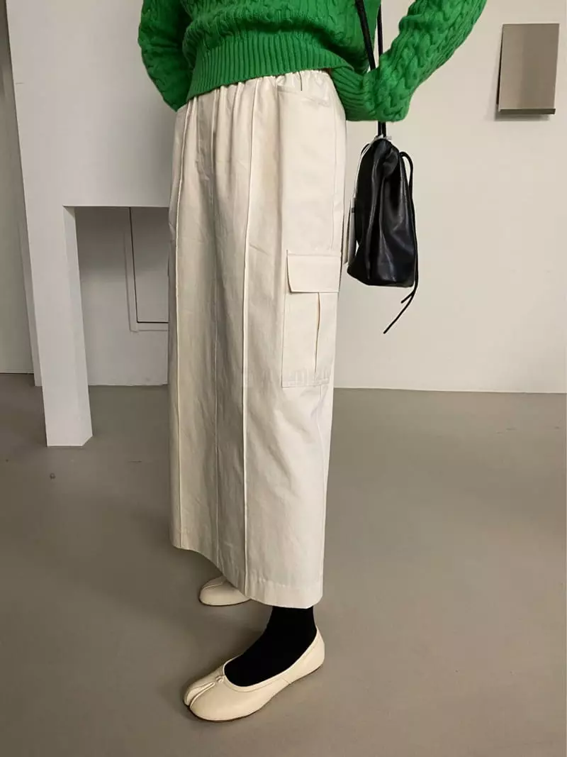 Lake Side - Korean Women Fashion - #womensfashion - Cargo Banding Skirt - 8