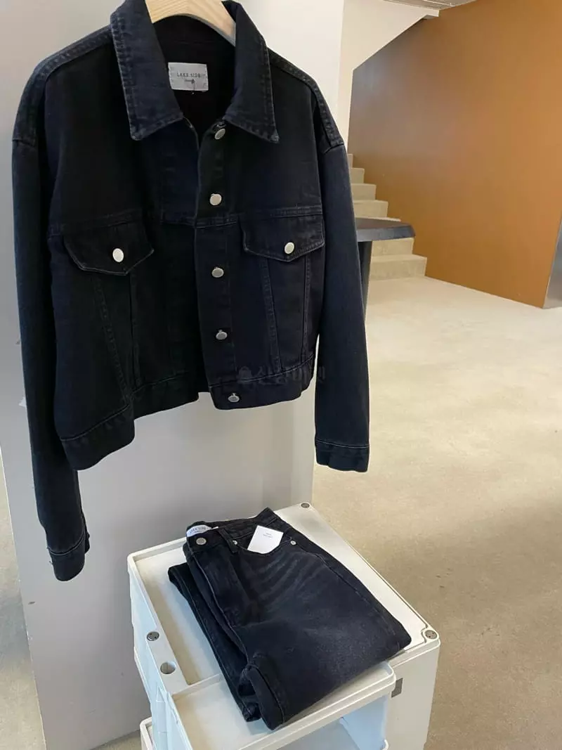 Lake Side - Korean Women Fashion - #womensfashion - Jia Denim Jacket - 5