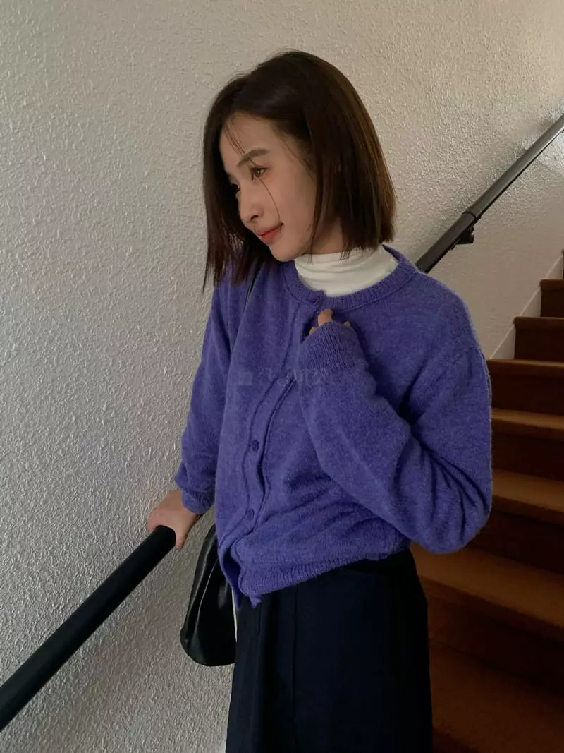Lake Side - Korean Women Fashion - #womensfashion - Alpaca Round Knit Tee - 11