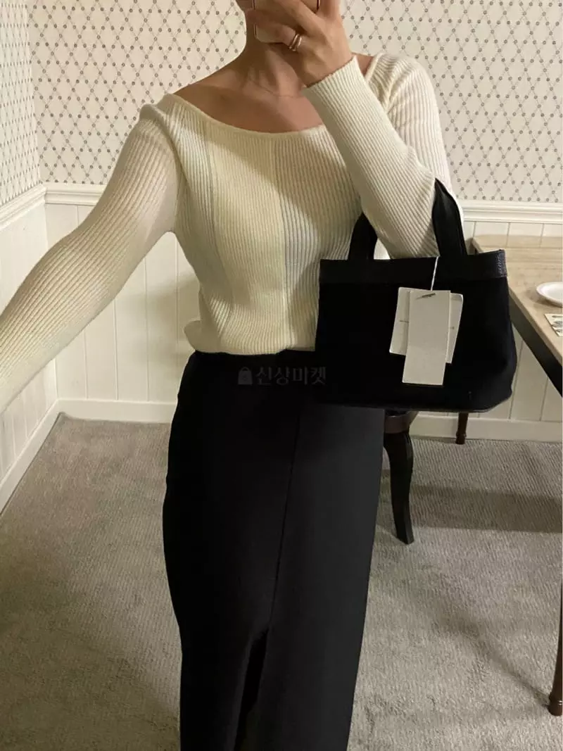 Lake Side - Korean Women Fashion - #womensfashion - Shelly Knit Tee - 8