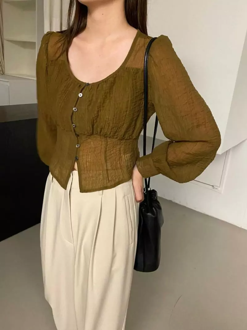 Lake Side - Korean Women Fashion - #womensfashion - Lilly Blouse - 2