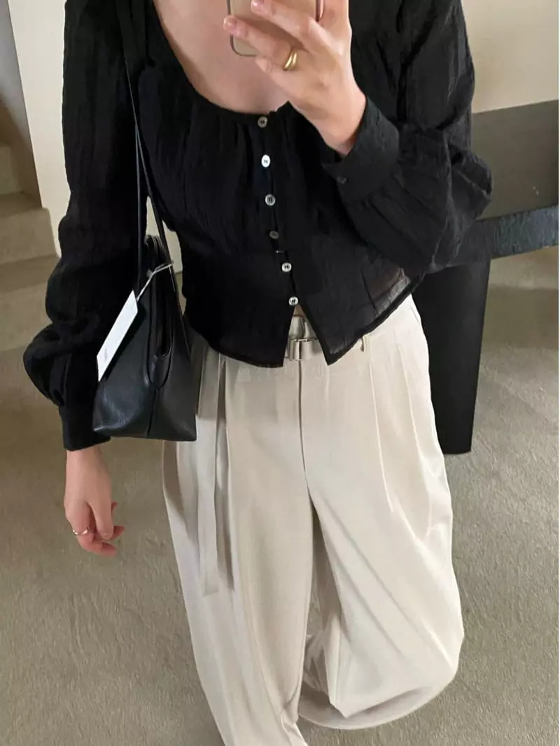 Lake Side - Korean Women Fashion - #womensfashion - Lilly Blouse - 8