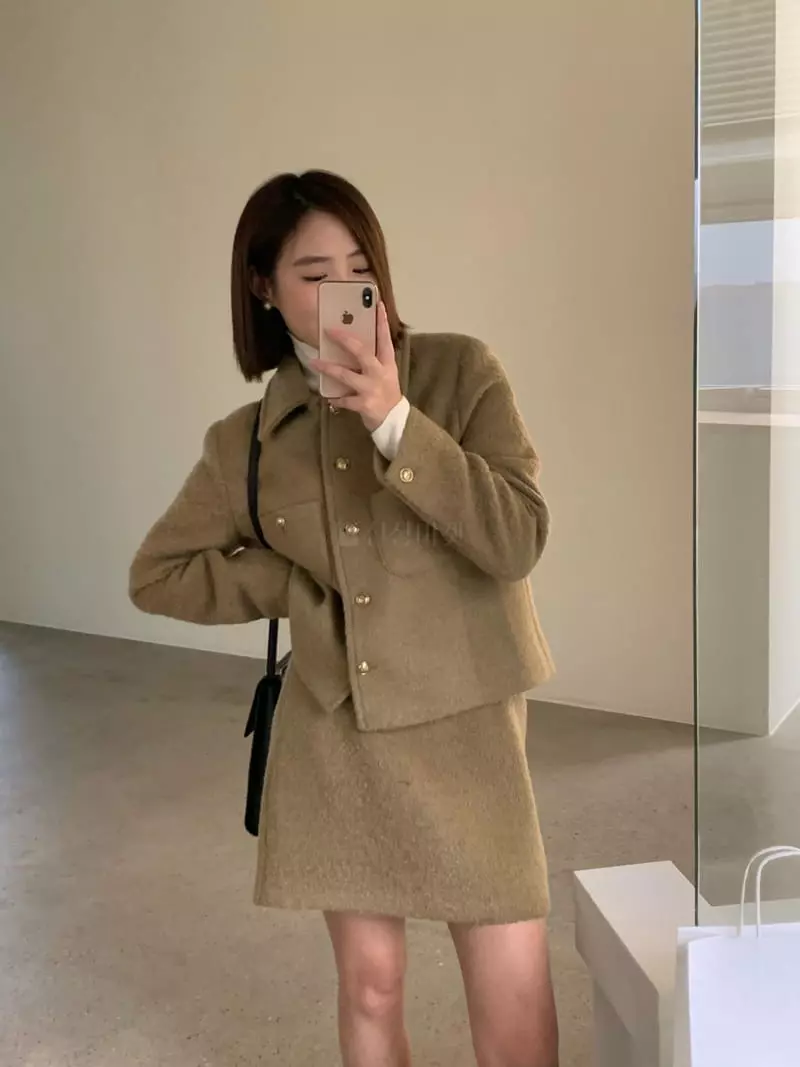 Lake Side - Korean Women Fashion - #momslook - Royal Alpaca Jacket - 4