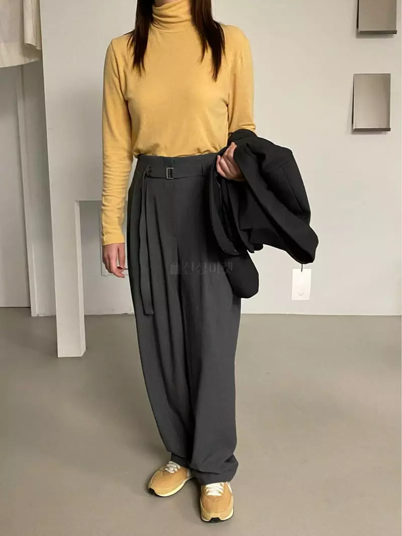 Lake Side - Korean Women Fashion - #womensfashion - Double Ling Pants - 12