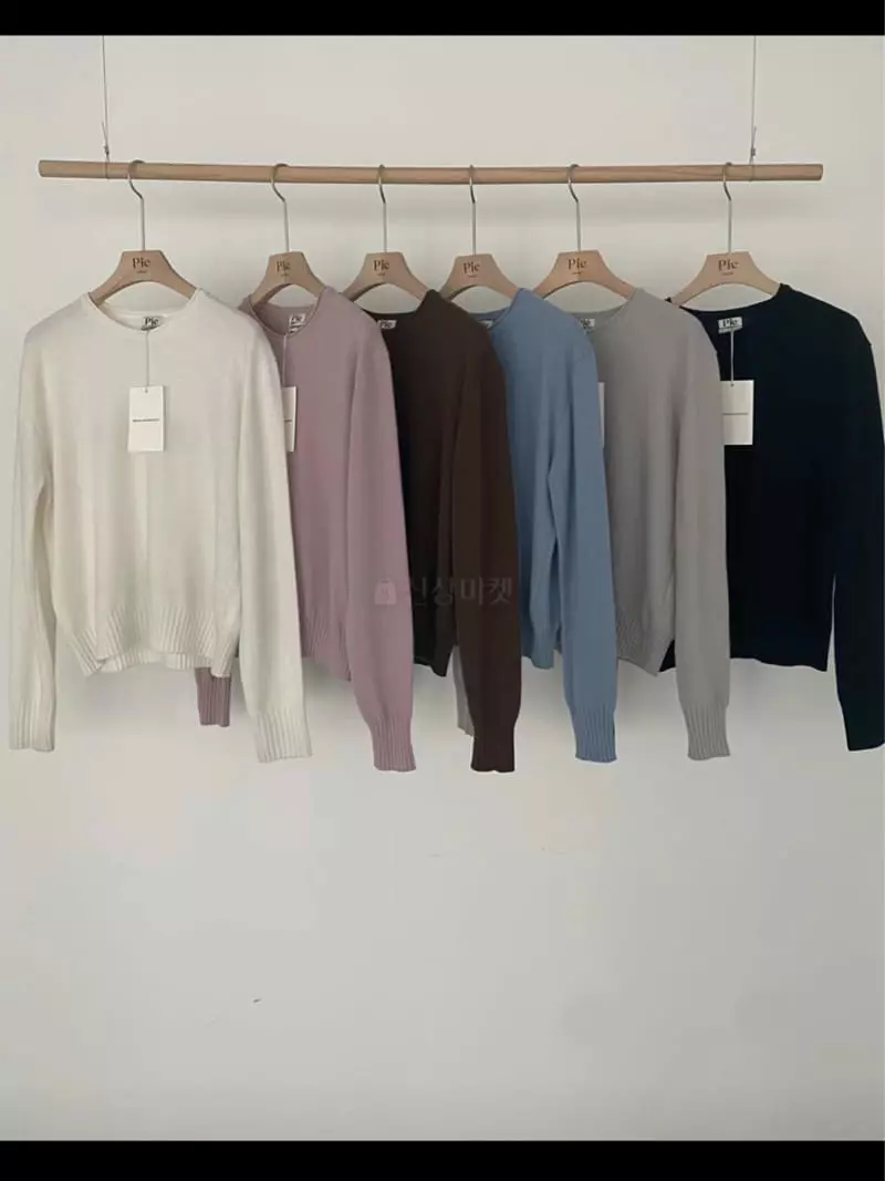 Lamagie Pie - Korean Women Fashion - #momslook - Cash Open Knit Tee - 2