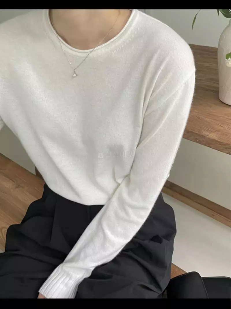 Lamagie Pie - Korean Women Fashion - #momslook - Cash Open Knit Tee - 6