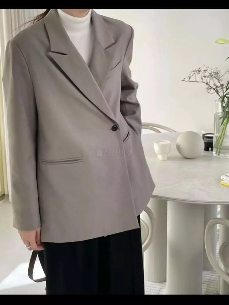 Lamagie Pie - Korean Women Fashion - #womensfashion - Slit Jacket - 4