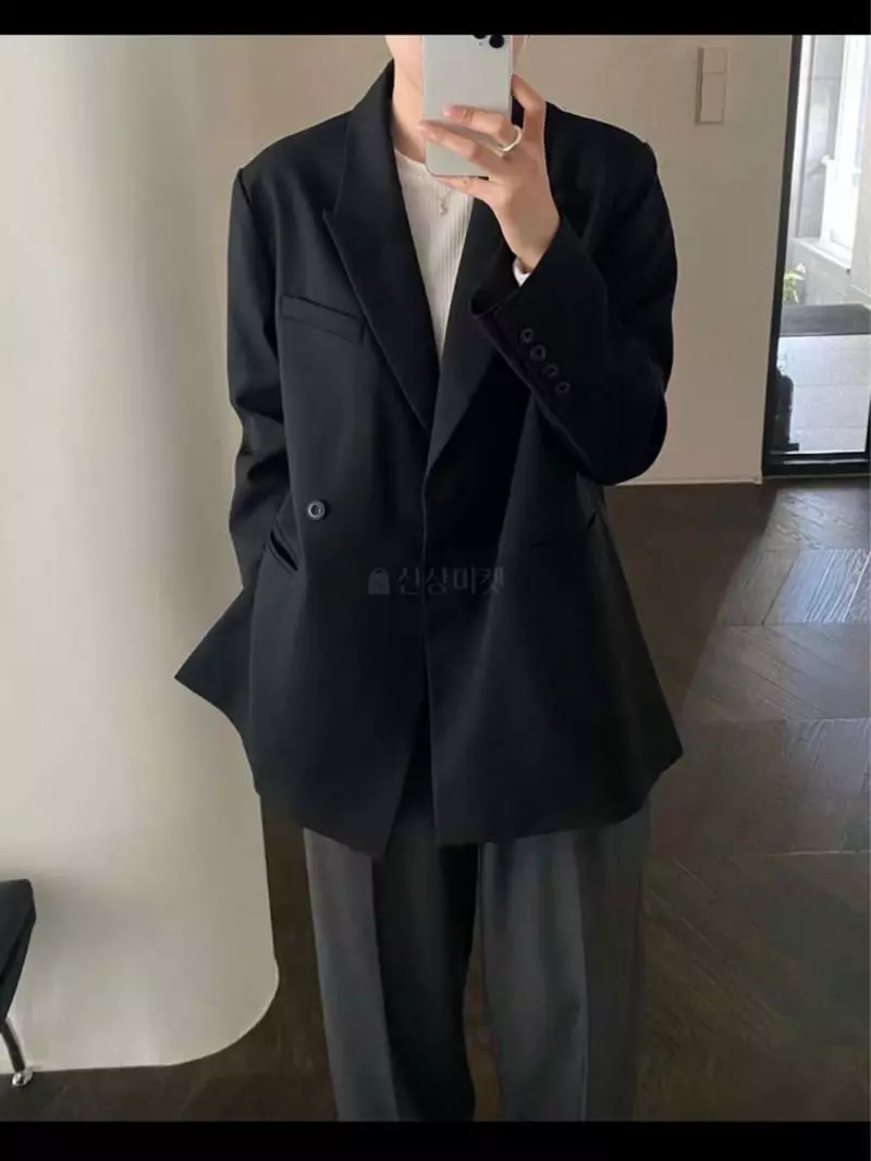 Lamagie Pie - Korean Women Fashion - #momslook - Slit Jacket - 6
