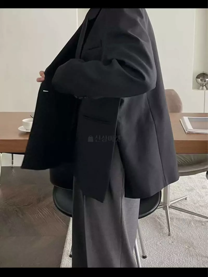 Lamagie Pie - Korean Women Fashion - #momslook - Slit Jacket - 8