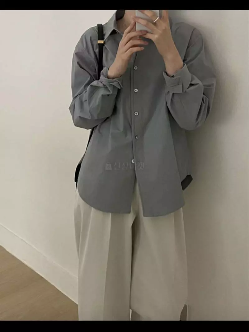 Lamagie Pie - Korean Women Fashion - #momslook - Autumn Shirt - 3