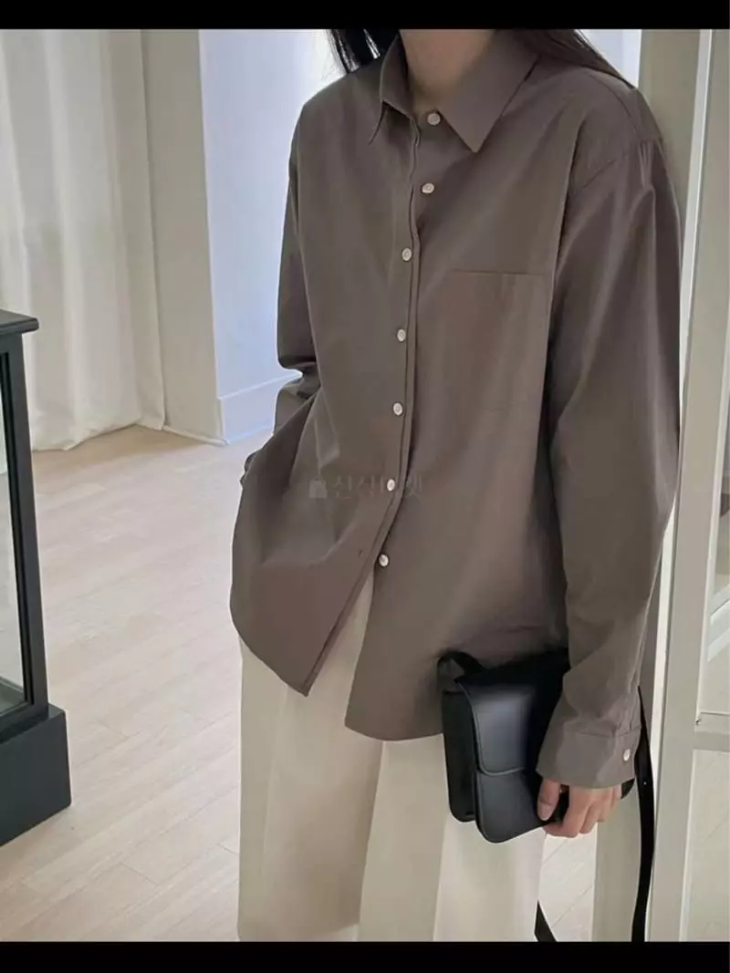 Lamagie Pie - Korean Women Fashion - #momslook - Autumn Shirt - 7
