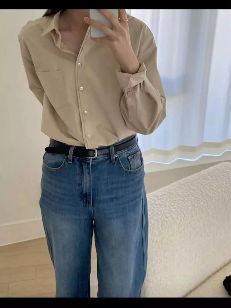 Lamagie Pie - Korean Women Fashion - #momslook - Autumn Shirt - 9