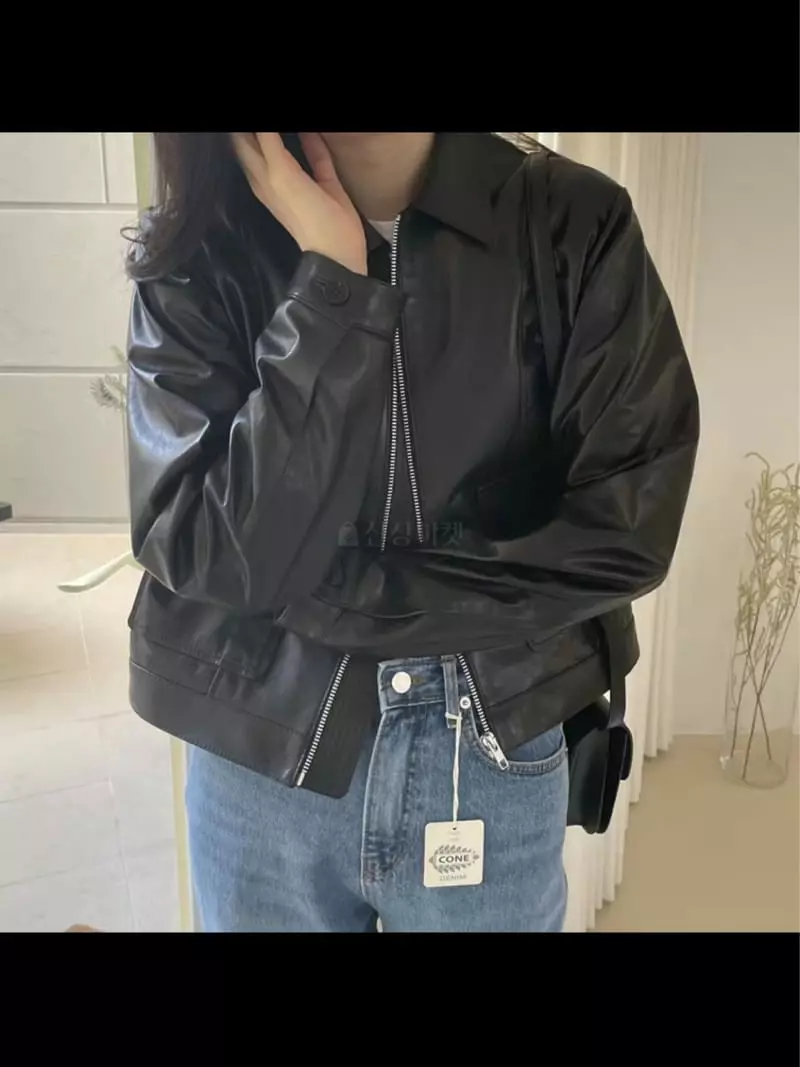Lamagie Pie - Korean Women Fashion - #momslook - Millan Leather Jacket