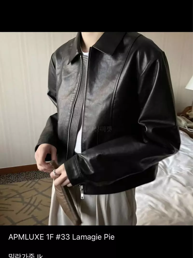Lamagie Pie - Korean Women Fashion - #momslook - Millan Leather Jacket - 3