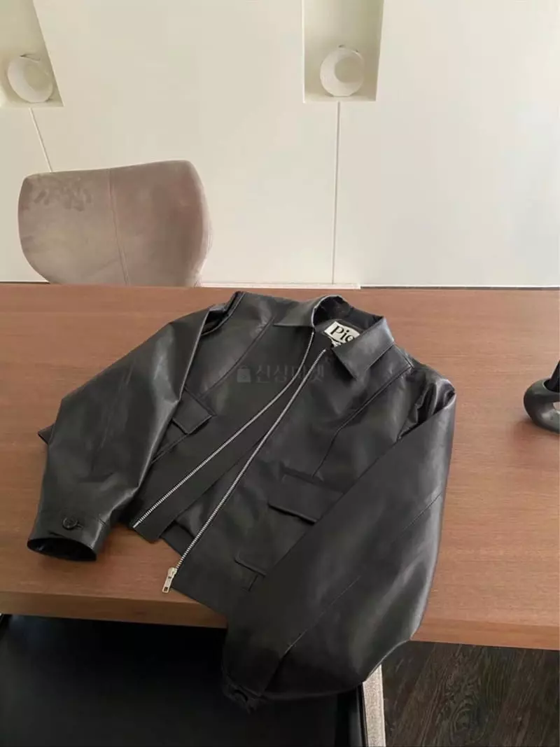 Lamagie Pie - Korean Women Fashion - #momslook - Millan Leather Jacket - 5
