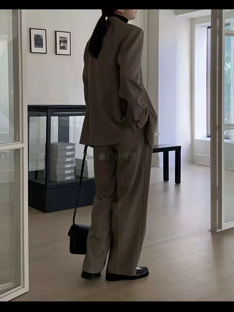 Lamagie Pie - Korean Women Fashion - #momslook - Double Over Jacket - 2