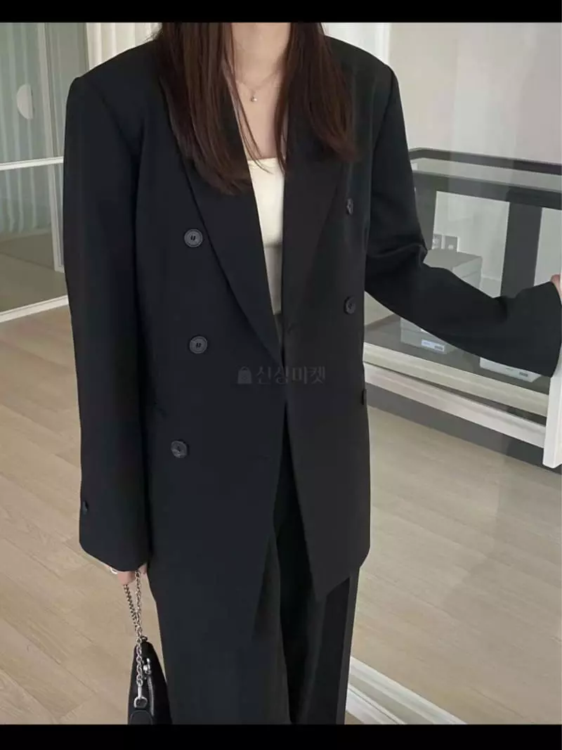 Lamagie Pie - Korean Women Fashion - #shopsmall - Double Over Jacket - 10